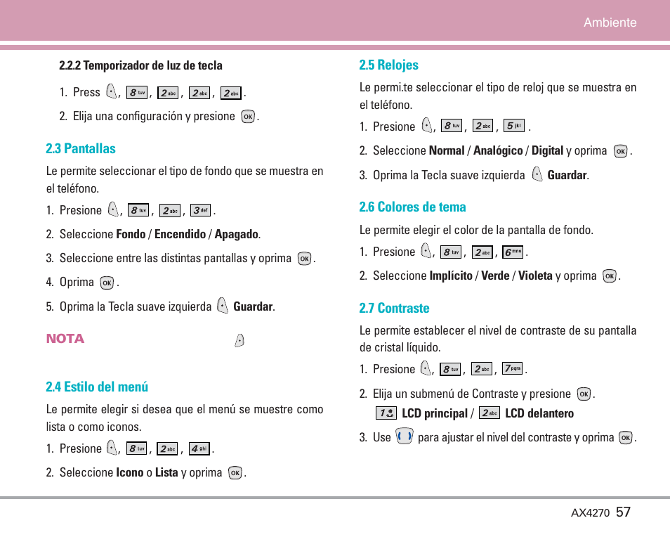 LG AX4270 User Manual | Page 145 / 175