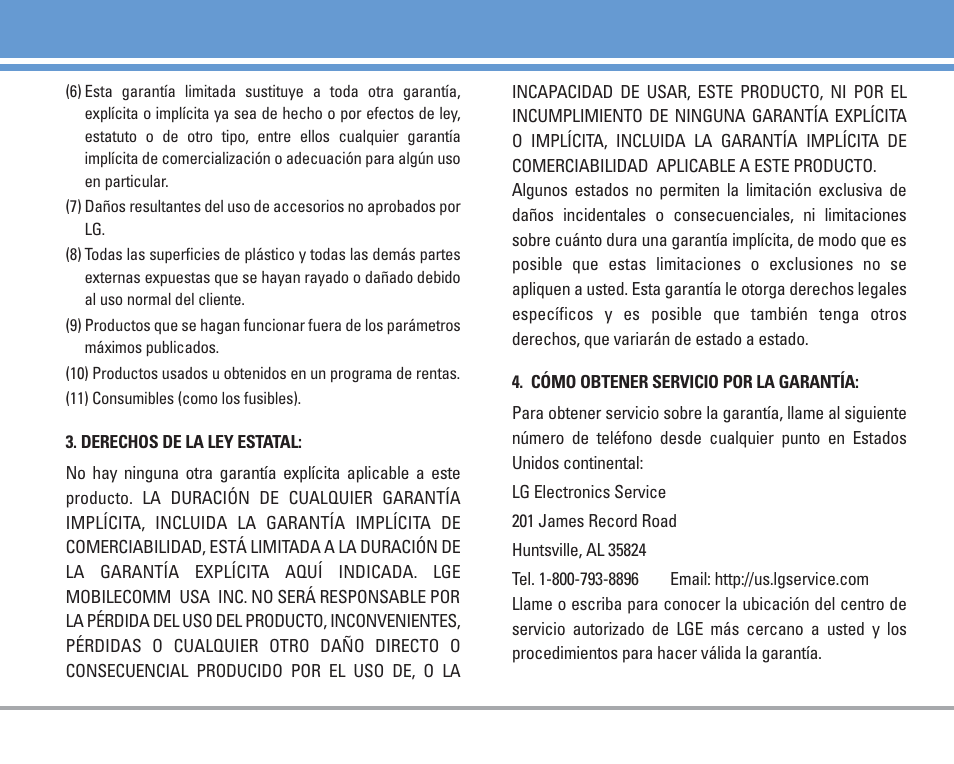 LG AX4270 User Manual | Page 173 / 175