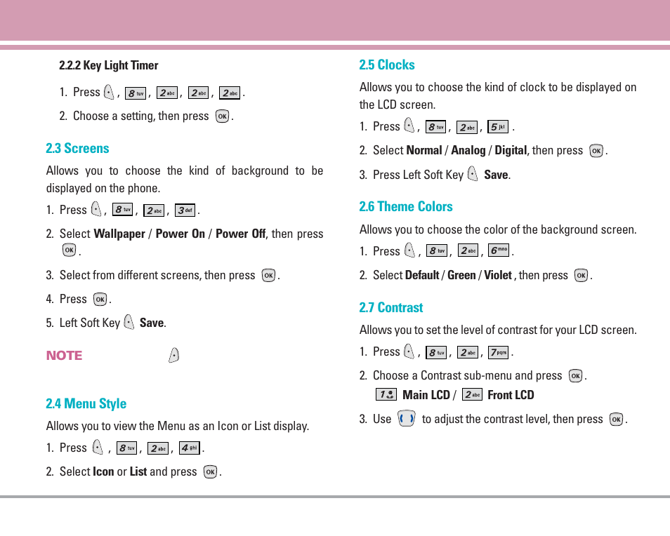 LG AX4270 User Manual | Page 58 / 175