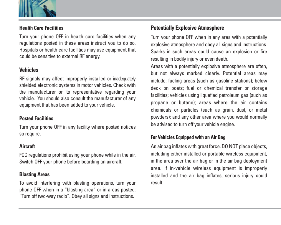 Safety | LG AX4270 User Manual | Page 69 / 175