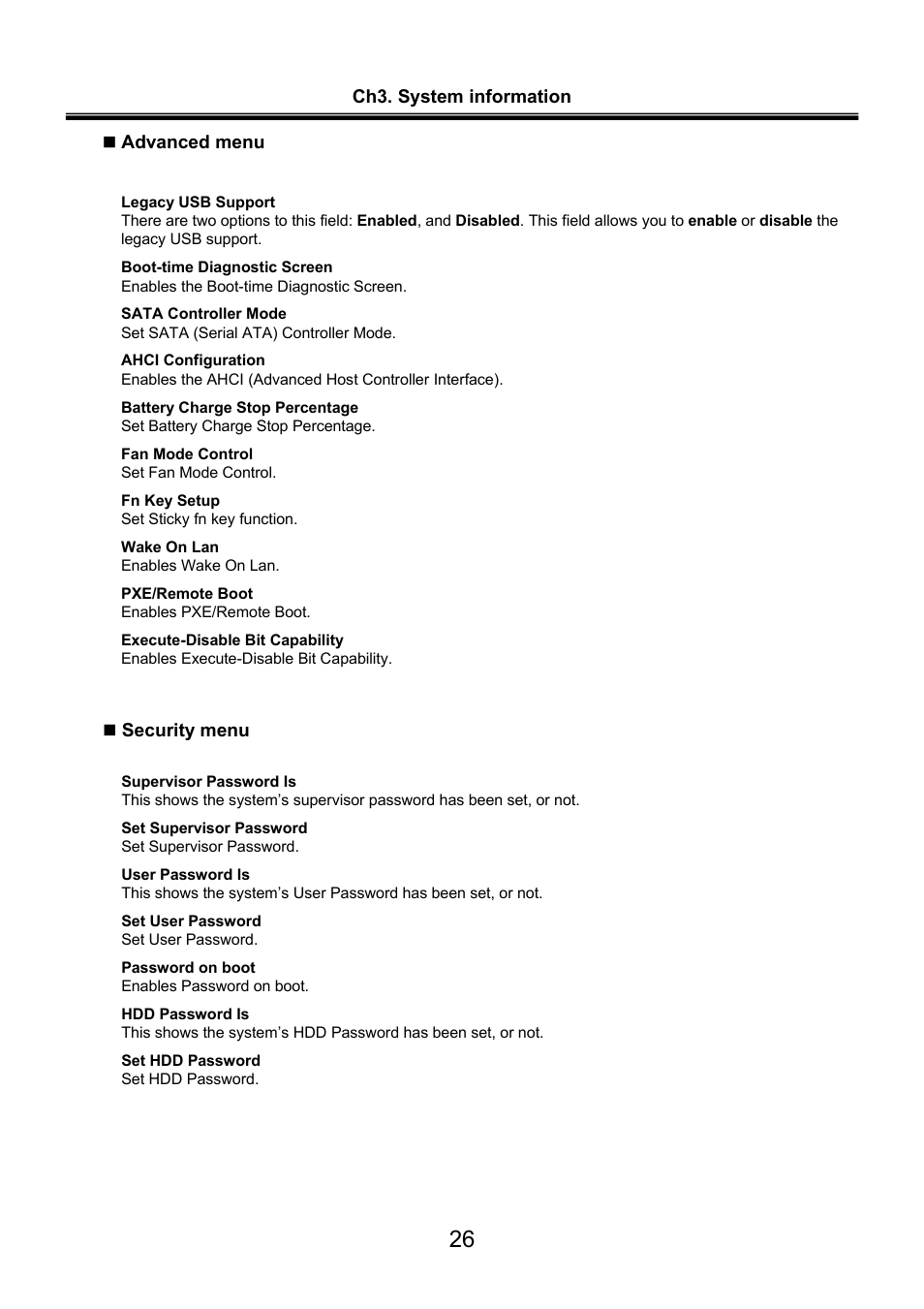 LG LW60 User Manual | Page 27 / 118
