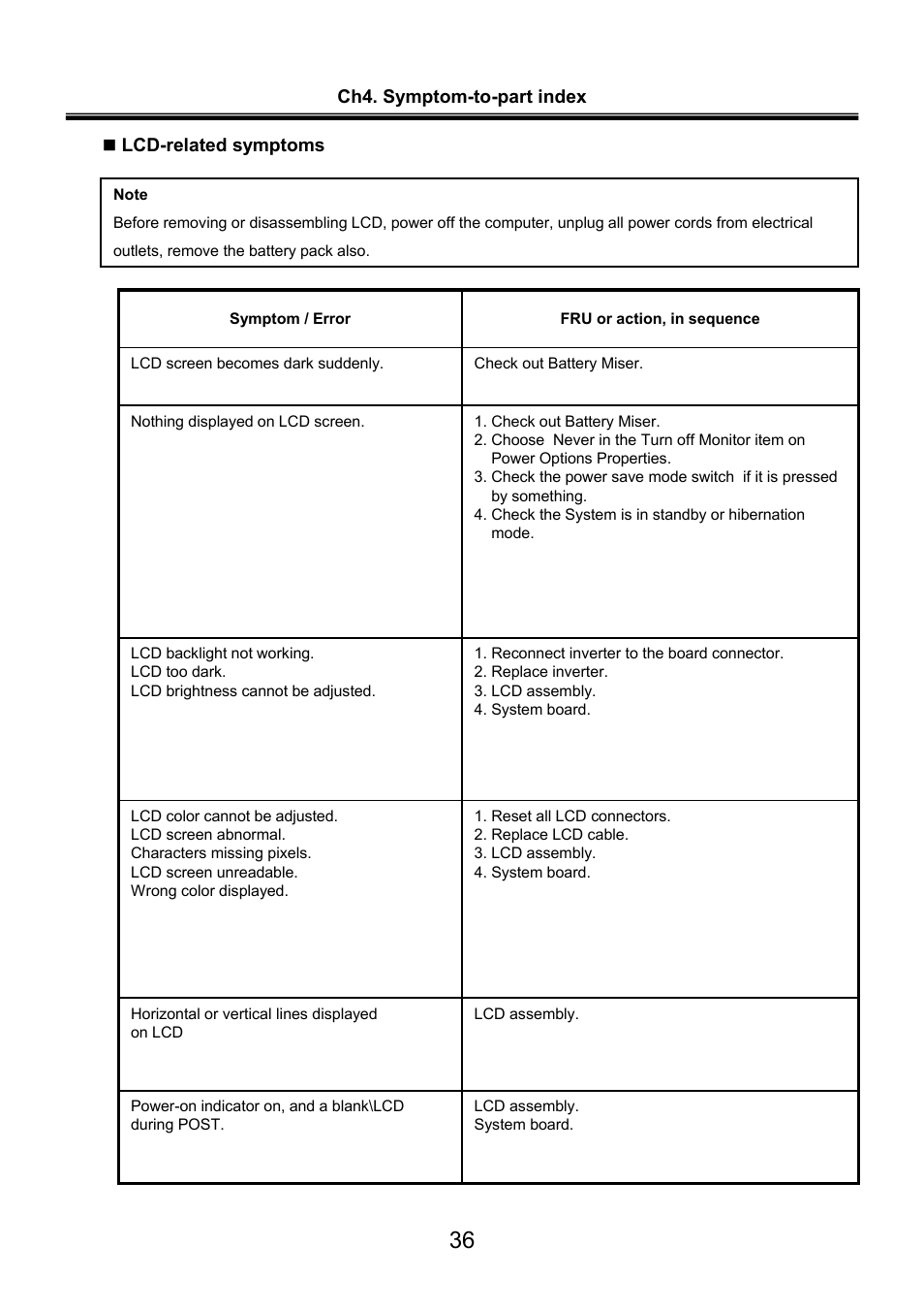 LG LW60 User Manual | Page 37 / 118
