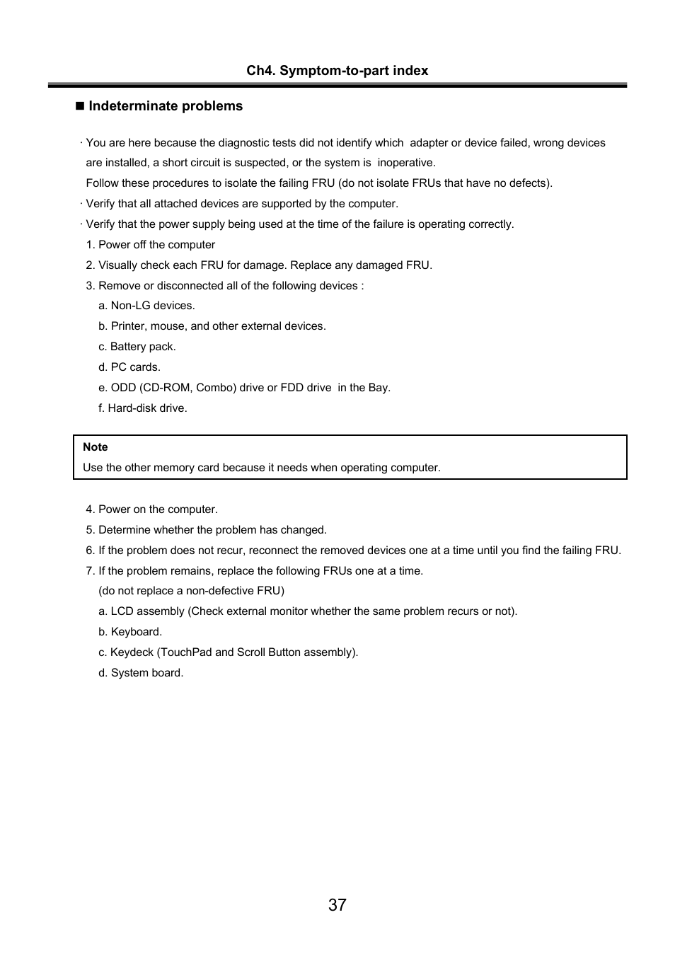 LG LW60 User Manual | Page 38 / 118