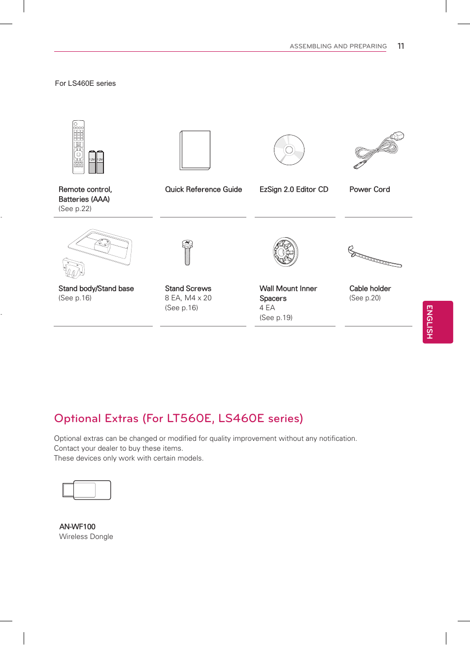 LG 22LT560C User Manual | Page 11 / 36