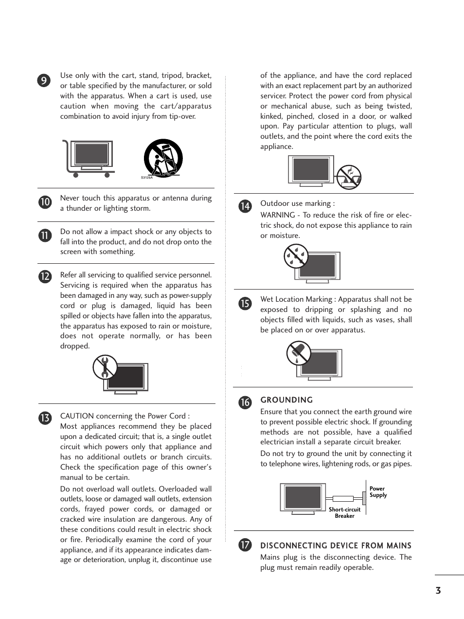 LG 32LC7DC User Manual | Page 5 / 94