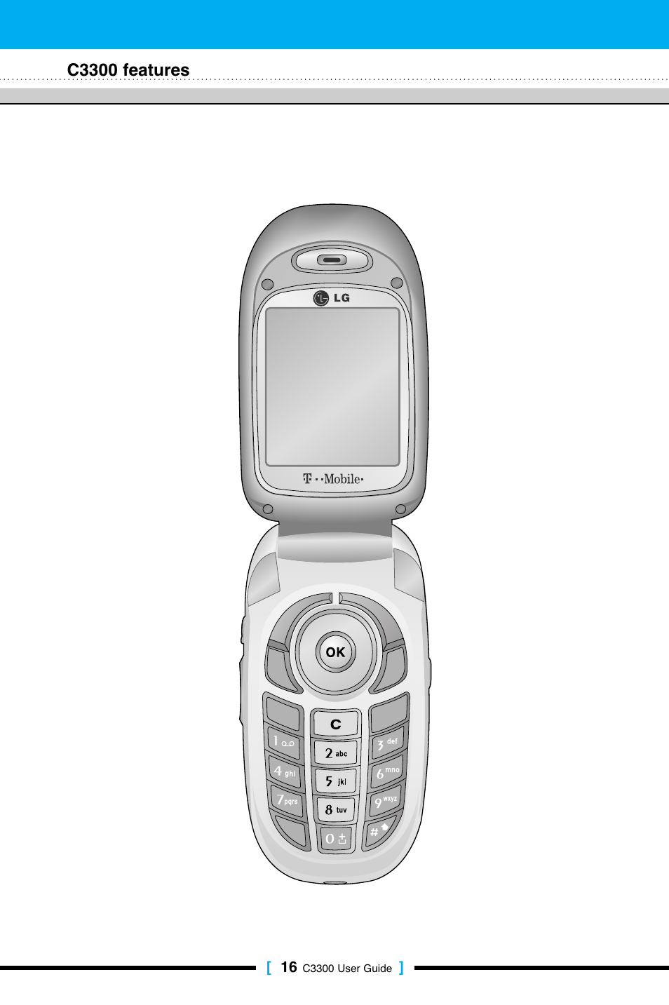 C3300 features | LG C3300 User Manual | Page 15 / 99