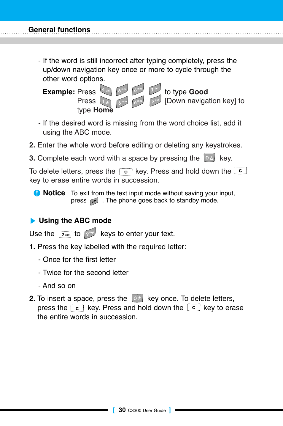 LG C3300 User Manual | Page 29 / 99