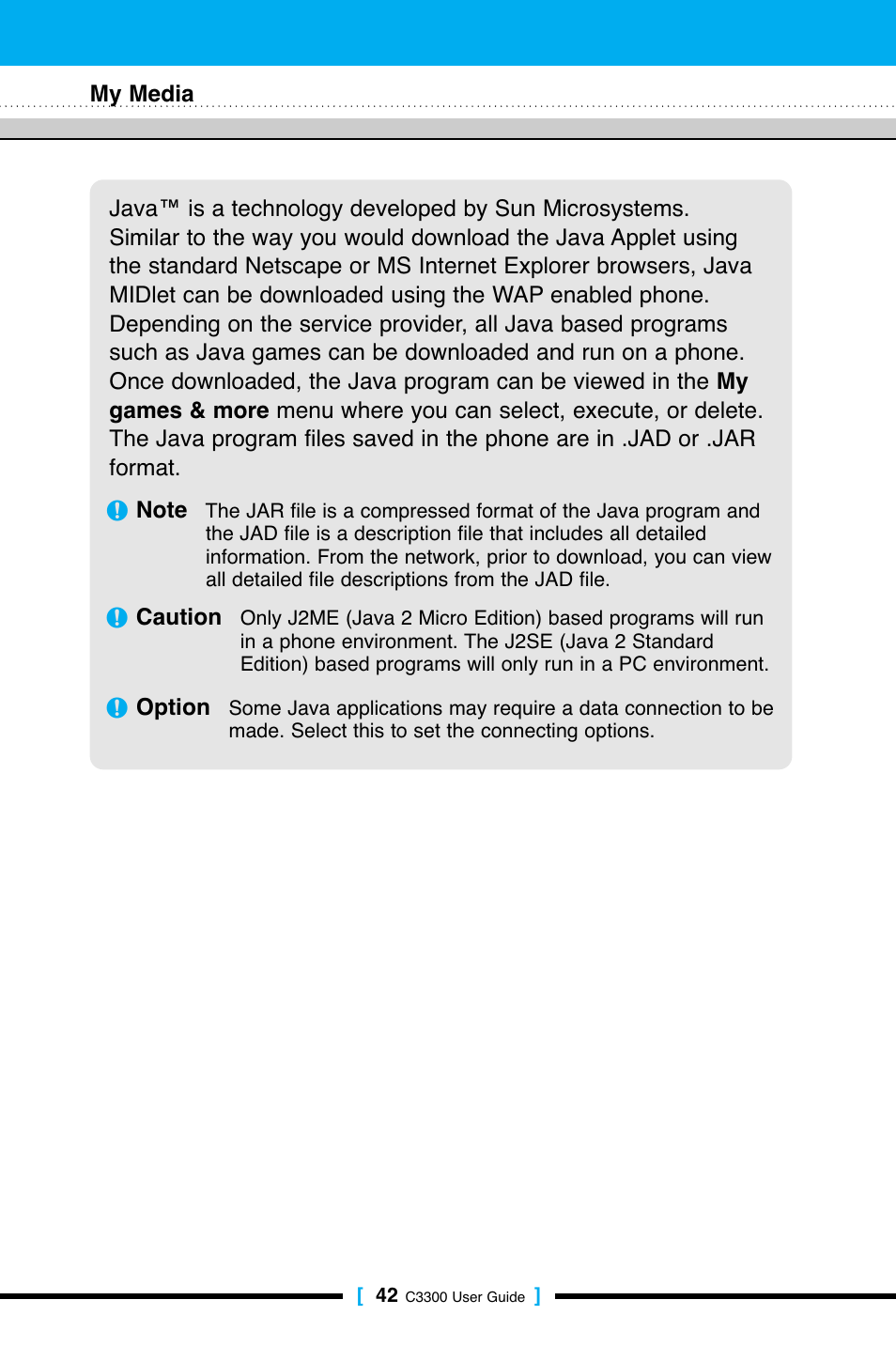 LG C3300 User Manual | Page 41 / 99