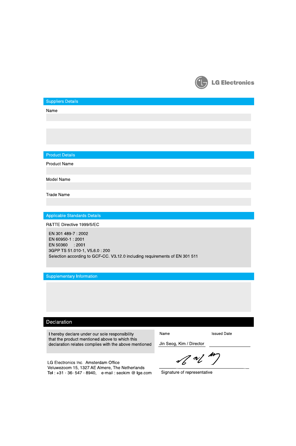 LG C3300 User Manual | Page 99 / 99