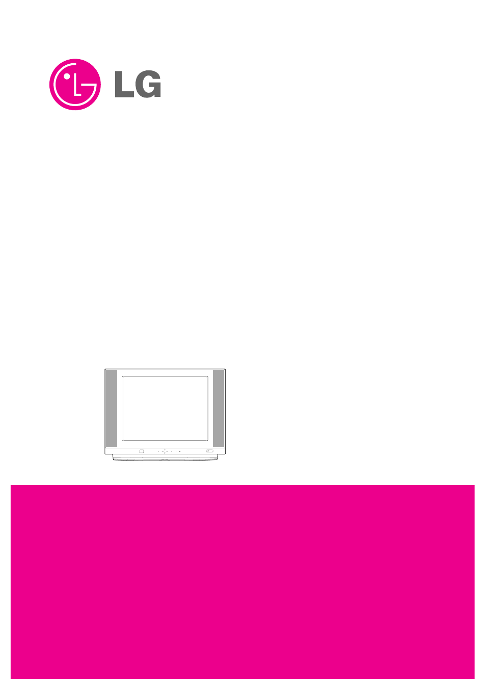 LG Color TV CT-25 User Manual | 29 pages