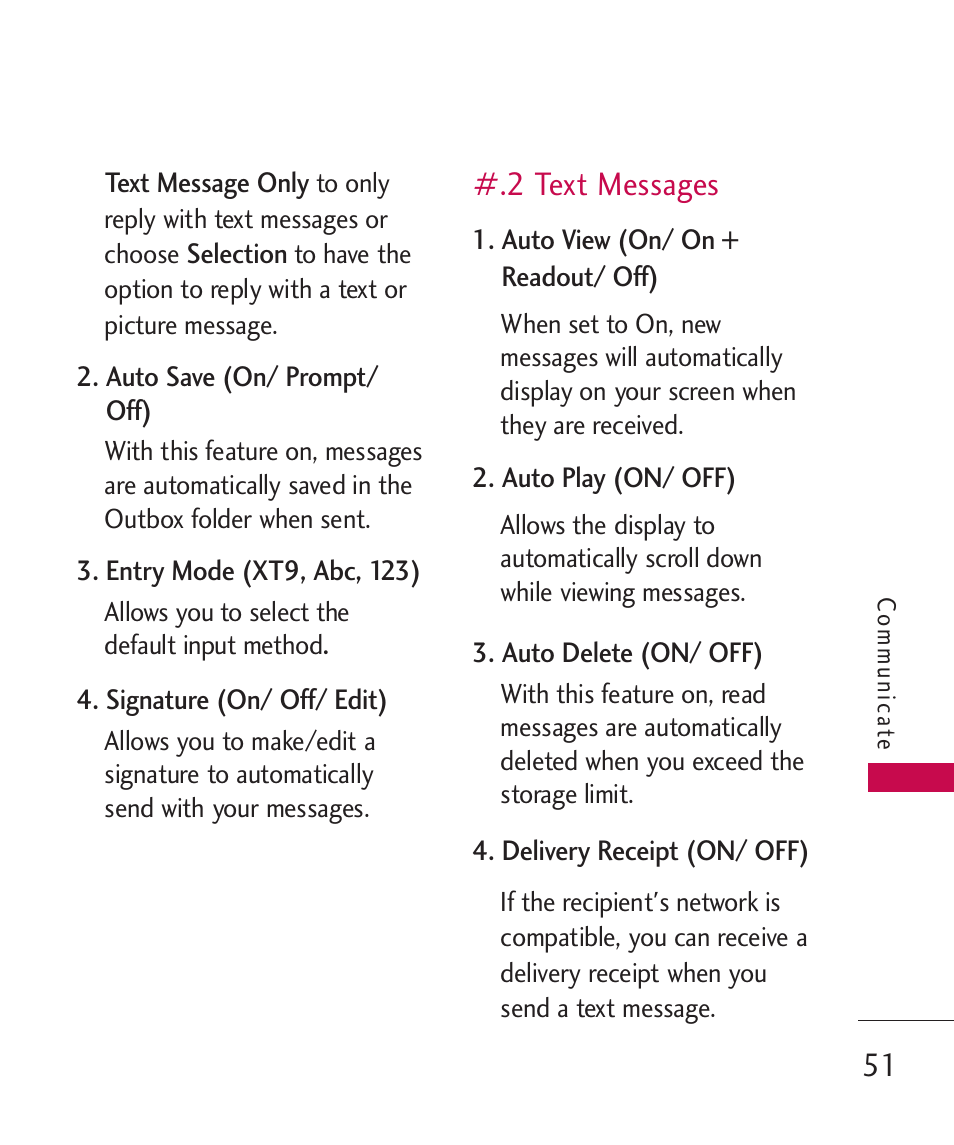 2 text messages | LG Banter Touch MMBB0393601 User Manual | Page 53 / 145