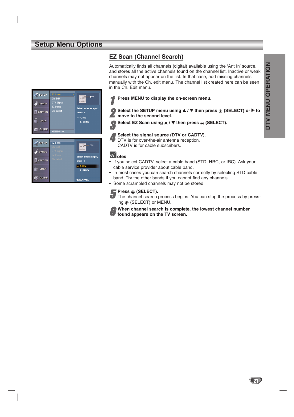LG LST-3510A User Manual | Page 21 / 64