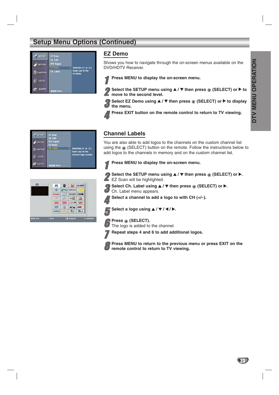 LG LST-3510A User Manual | Page 23 / 64