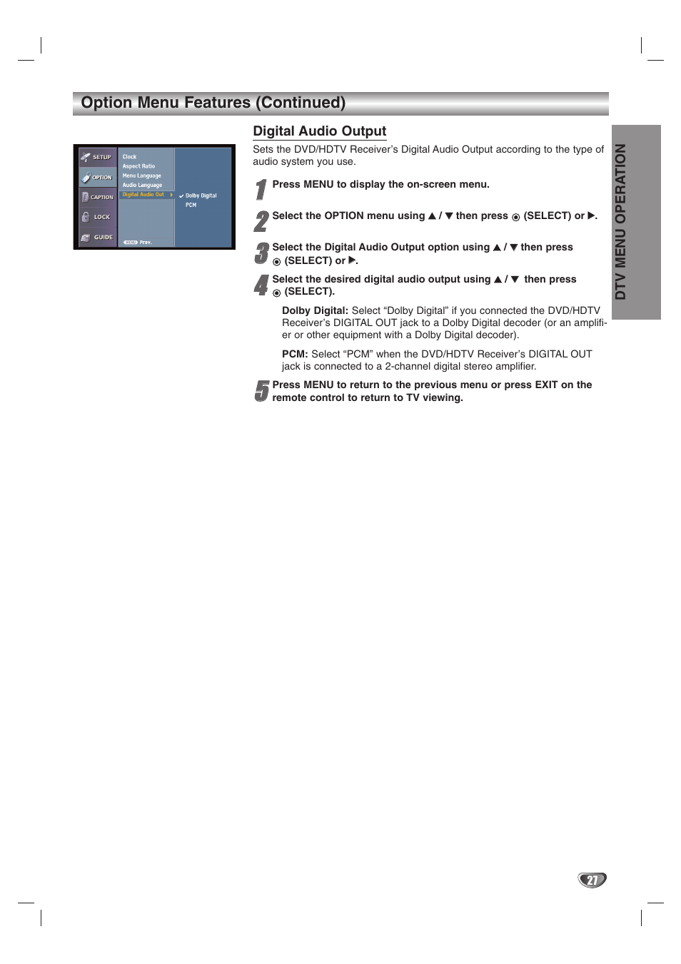 LG LST-3510A User Manual | Page 27 / 64