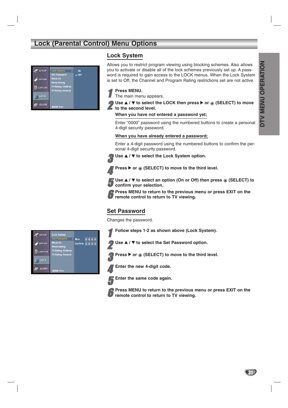 LG LST-3510A User Manual | Page 31 / 64