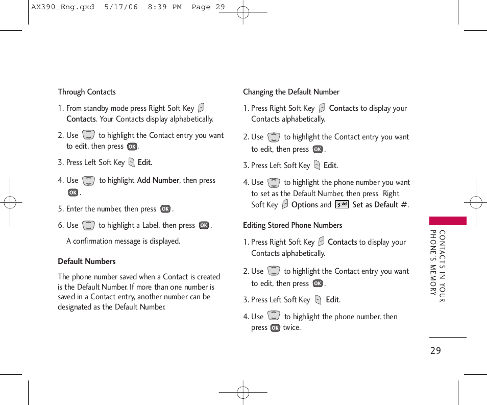 LG AX390 User Manual | Page 31 / 114