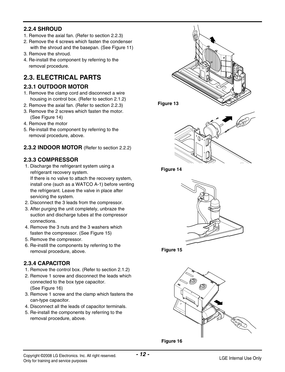 Electrical parts | LG LP091CEM-Y8 User Manual | Page 12 / 48