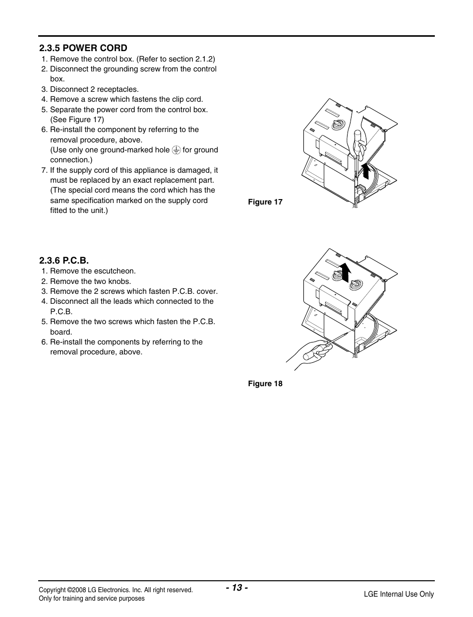 LG LP091CEM-Y8 User Manual | Page 13 / 48