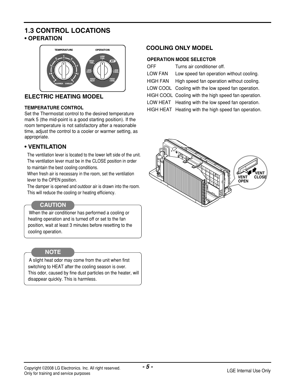 3 control locations | LG LP121HEM-Y8 User Manual | Page 5 / 47
