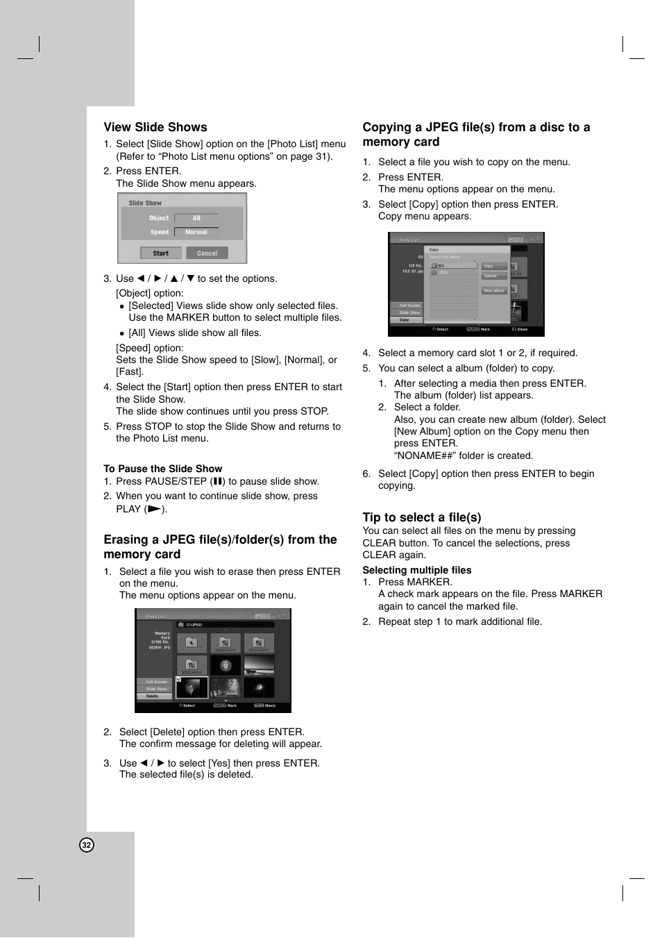 LG DR1F9H User Manual | Page 32 / 52