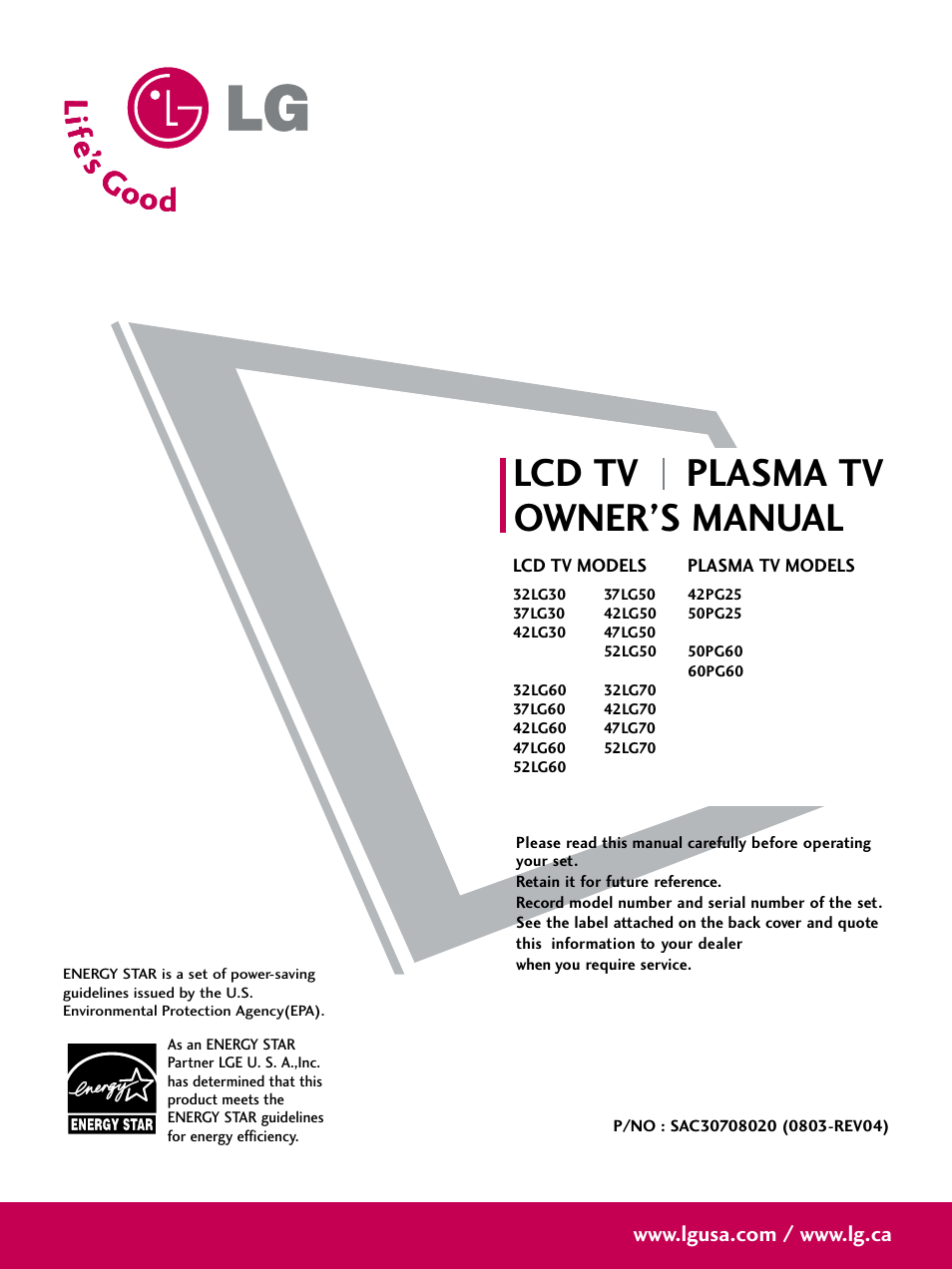 LG 3230 User Manual | 152 pages