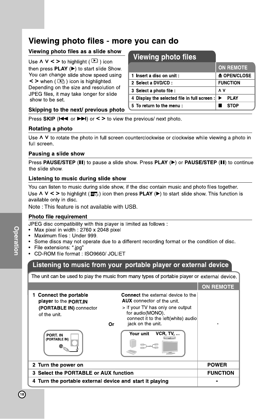 LG HT924SF User Manual | Page 18 / 24