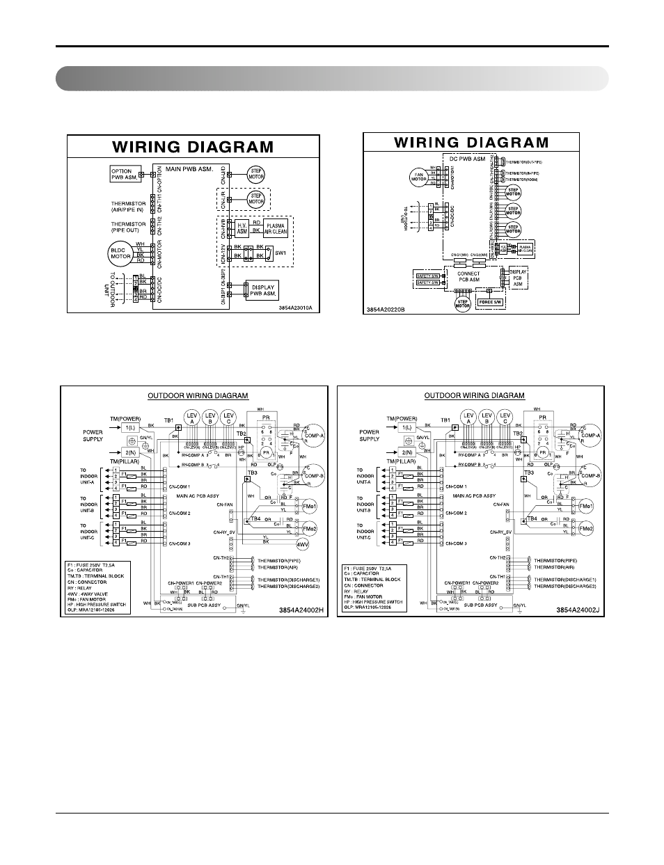 Wiring diagram | LG A3UH363FA0 User Manual | Page 58 / 86
