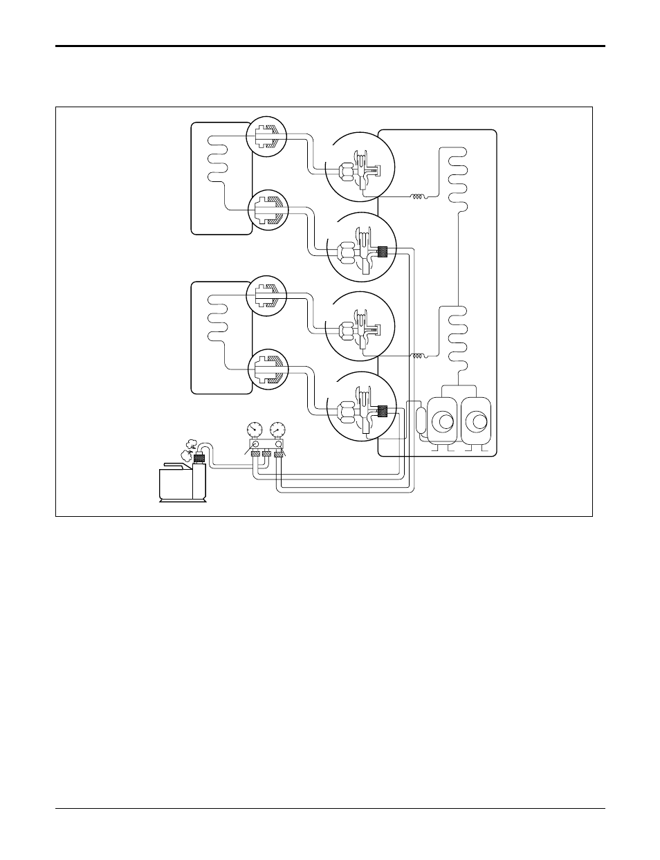 2) evacuation, 78 multi type air conditioner 2-way, 3-way valve, Procedure | LG A3UH363FA0 User Manual | Page 78 / 86