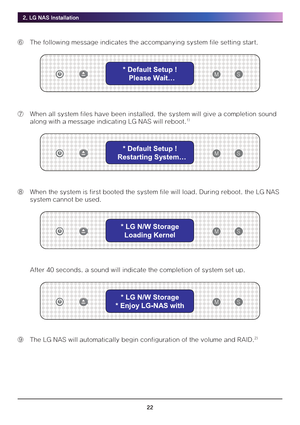 LG Network Attached Storage with built-in Blu-ray Rewriter N4B1 User Manual | Page 22 / 157
