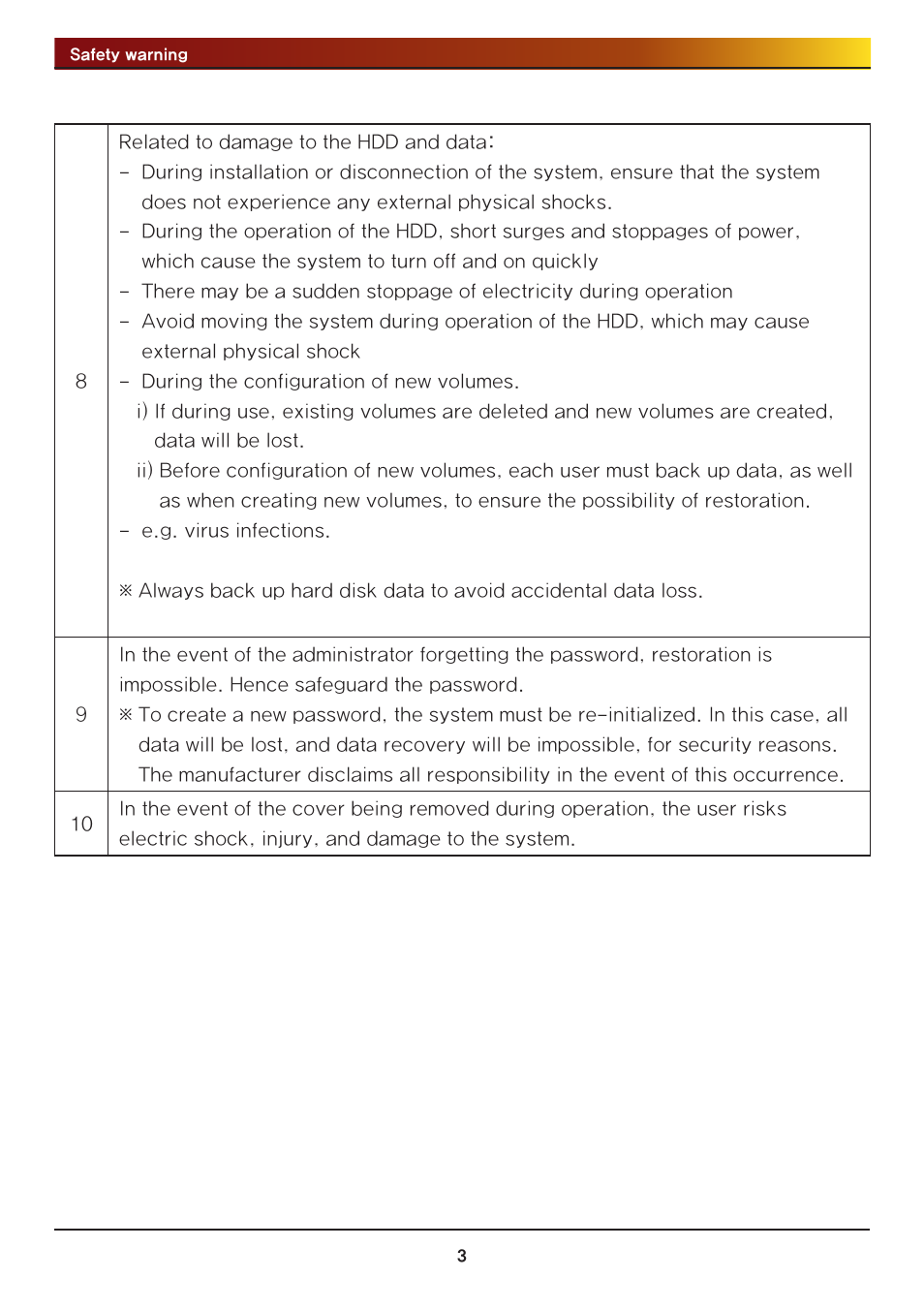 LG Network Attached Storage with built-in Blu-ray Rewriter N4B1 User Manual | Page 3 / 157