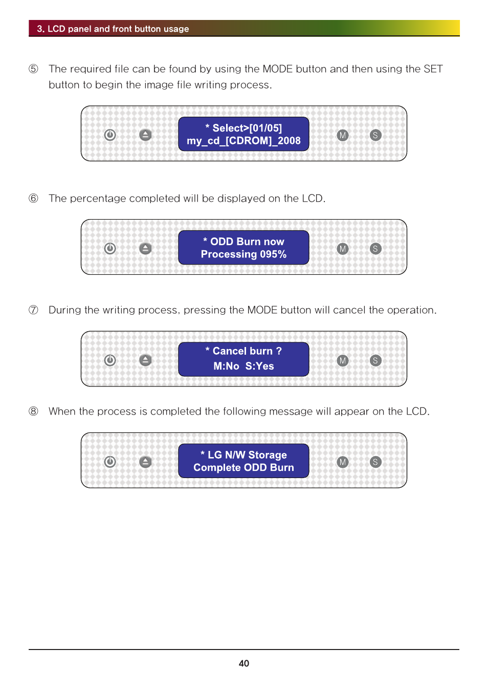 LG Network Attached Storage with built-in Blu-ray Rewriter N4B1 User Manual | Page 40 / 157