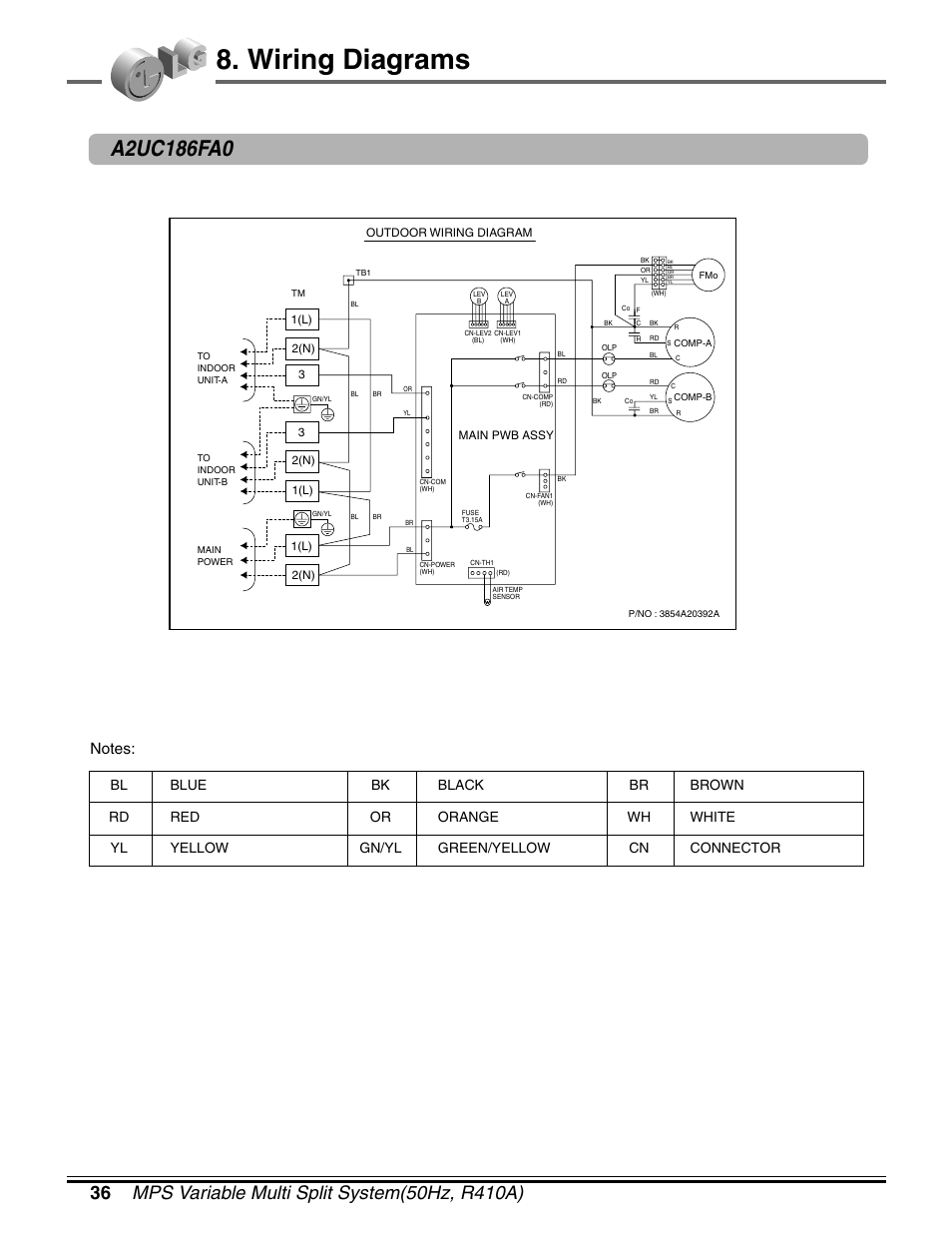 Wiring diagrams | LG LM50 2004-E1 User Manual | Page 37 / 78