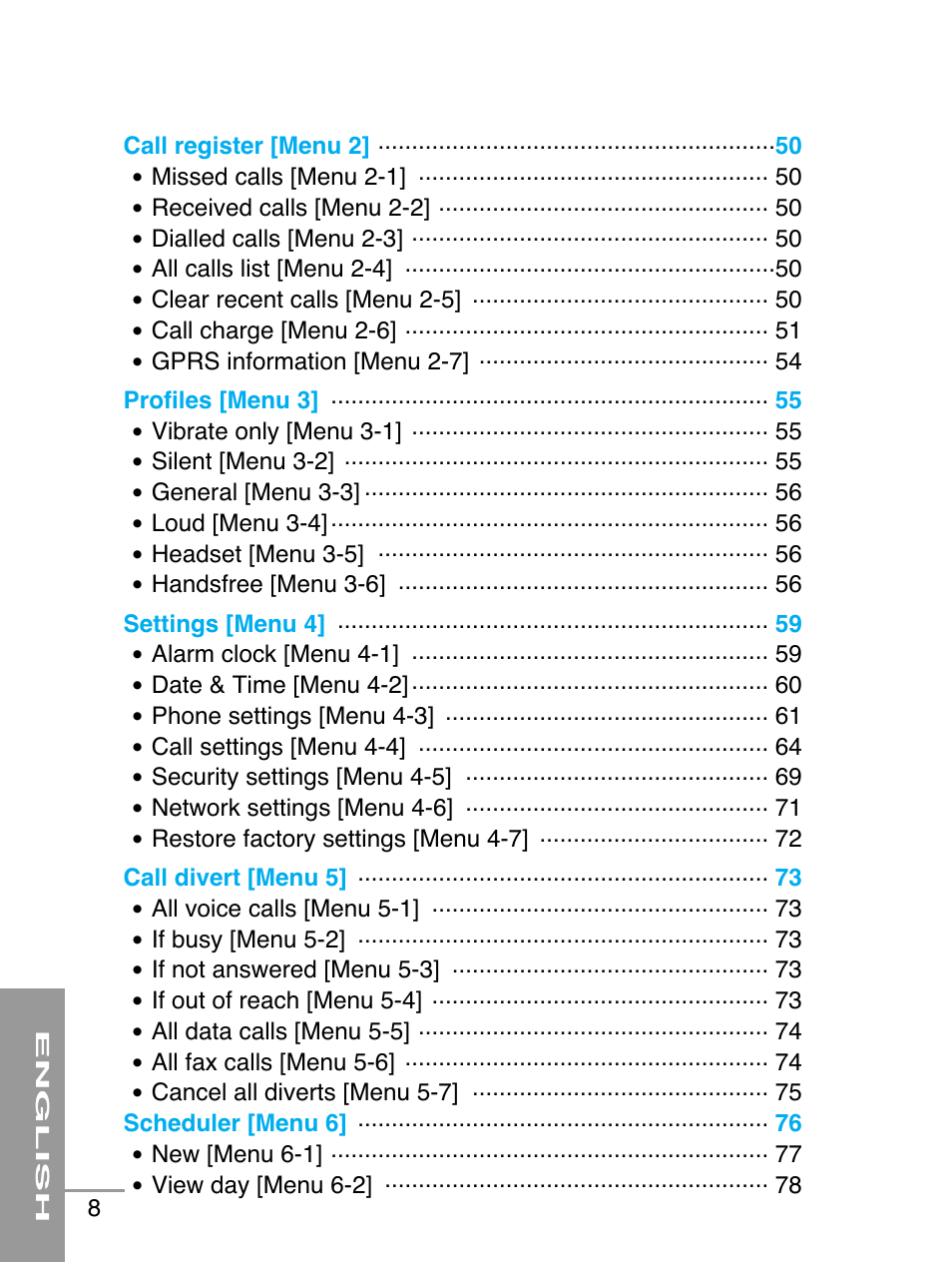 LG G5220 User Manual | Page 8 / 102