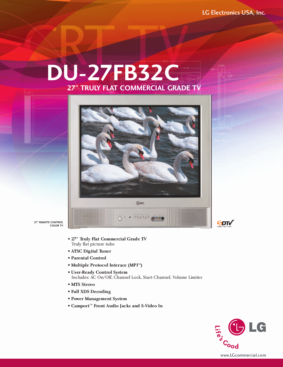 LG DU-27FB32C User Manual | 2 pages