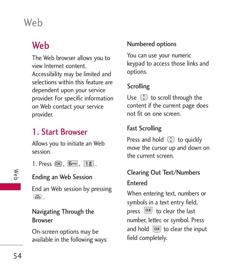 Start browser | LG Wine II MMBB0386201 User Manual | Page 56 / 121