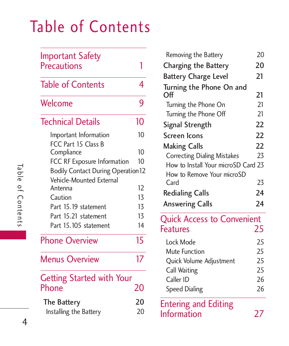 LG Wine II MMBB0386201 User Manual | Page 6 / 121