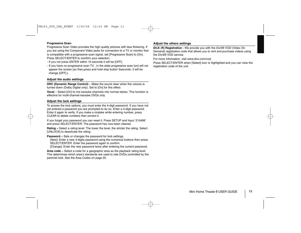 LG LFD850 User Manual | Page 11 / 24