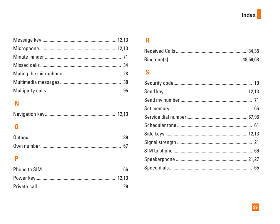 LG C1500 User Manual | Page 103 / 104