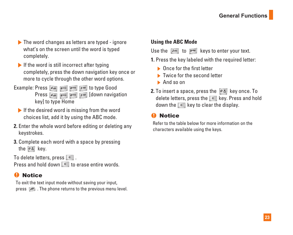 LG C1500 User Manual | Page 27 / 104