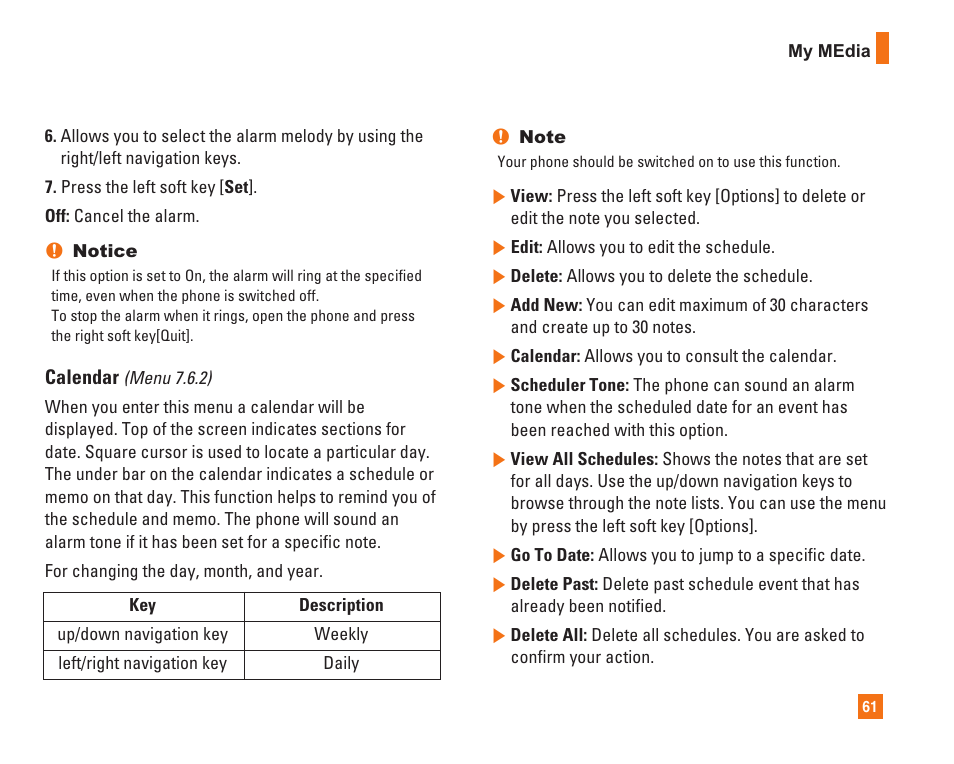 LG C1500 User Manual | Page 65 / 104