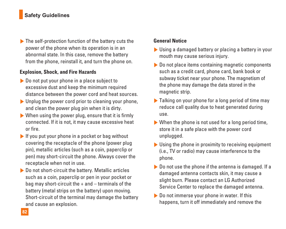 LG C1500 User Manual | Page 86 / 104
