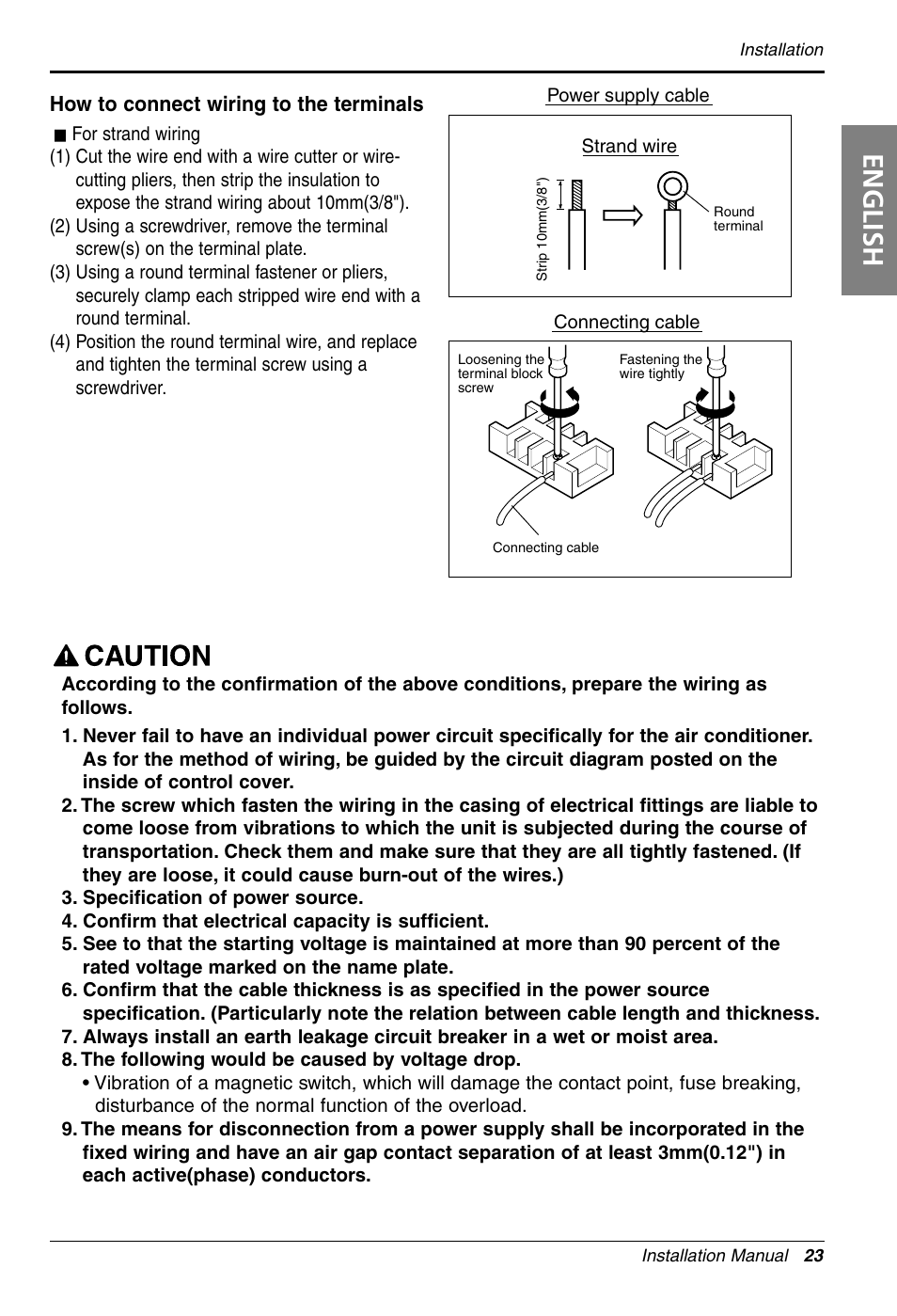 English | LG LS305HV User Manual | Page 23 / 31