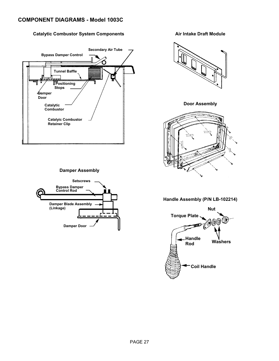 Lennox International Inc. 1003C User Manual | Page 27 / 32