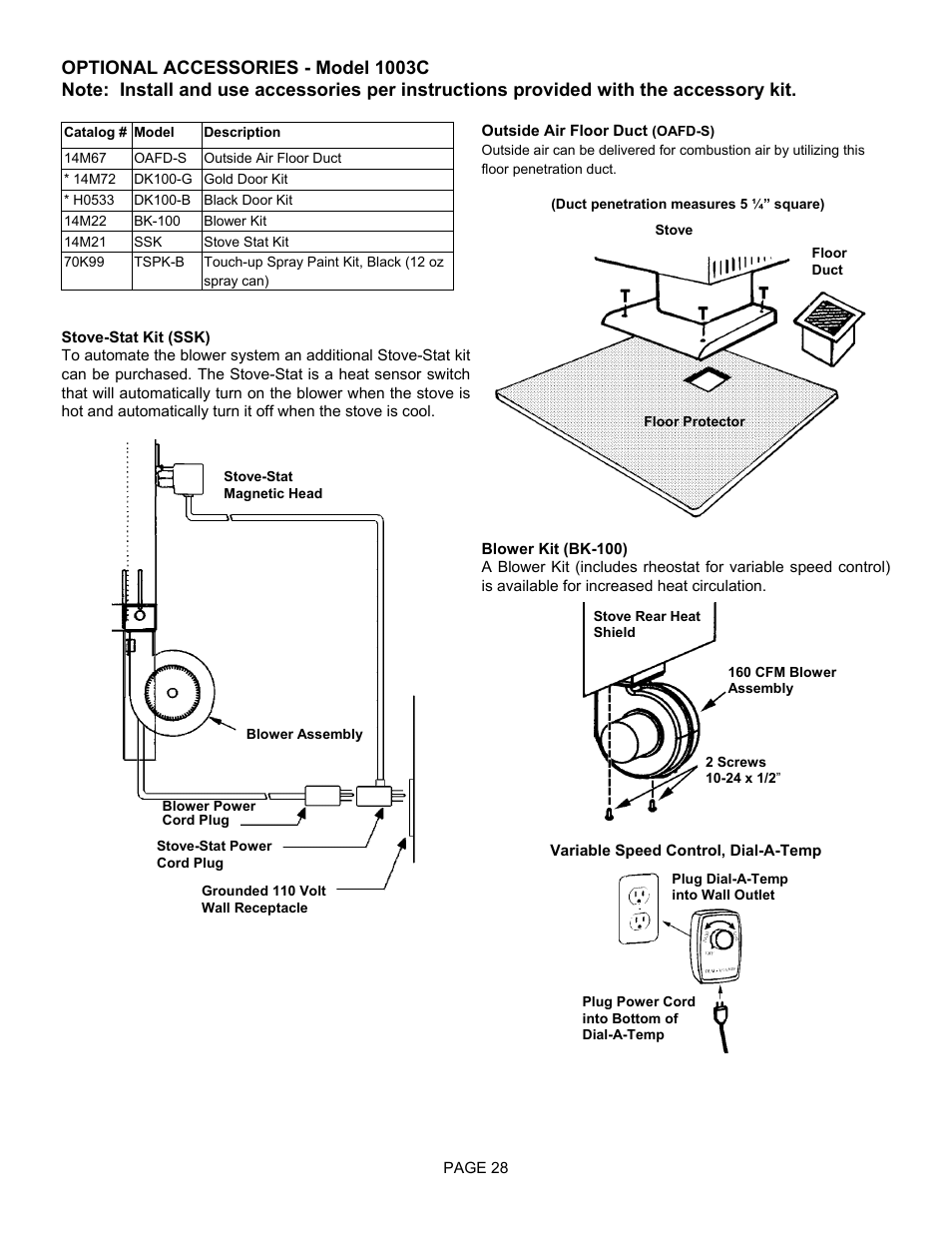 Lennox International Inc. 1003C User Manual | Page 28 / 32