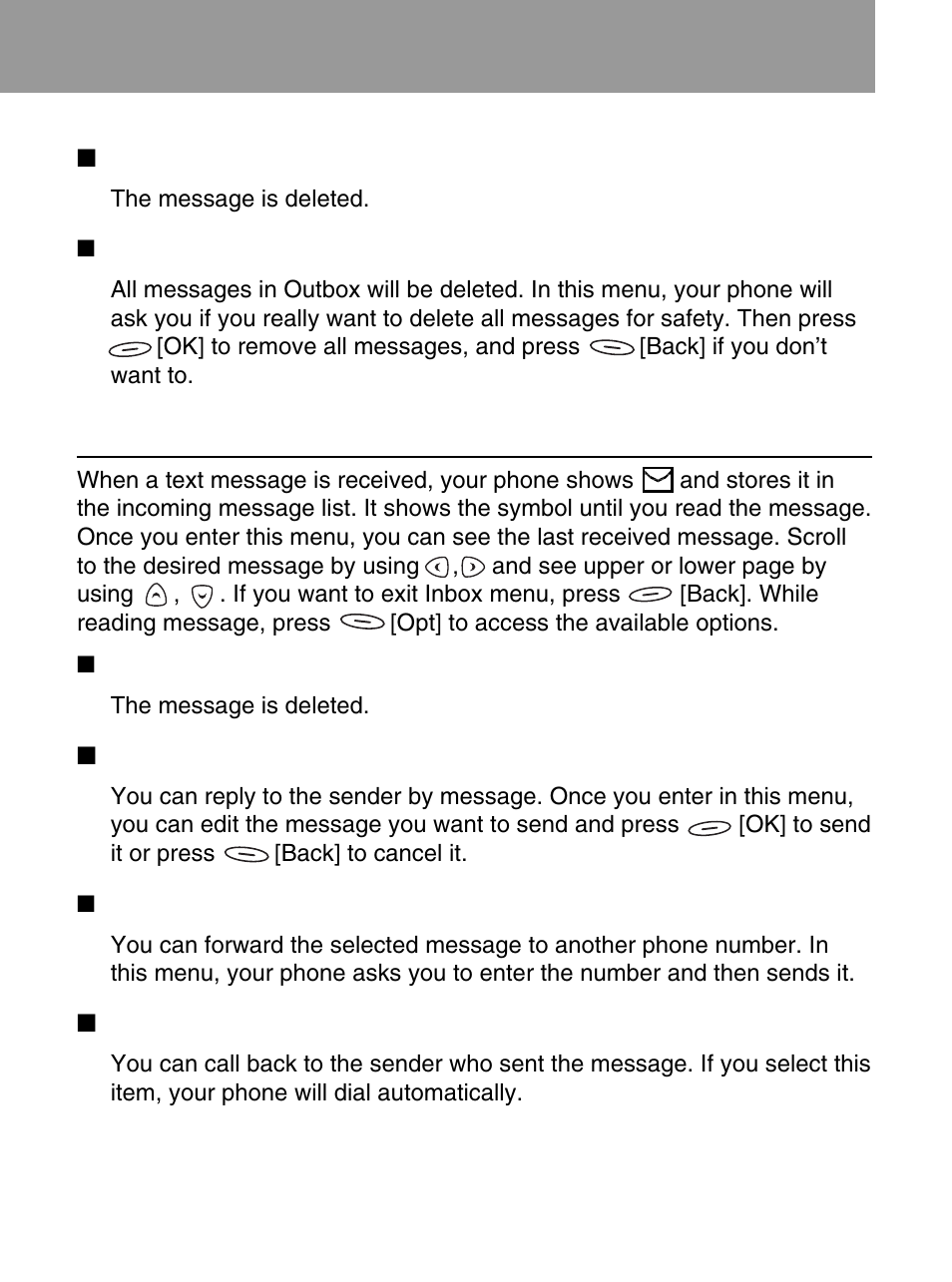 Inbox [menu 1-3 | LG 600 User Manual | Page 45 / 86