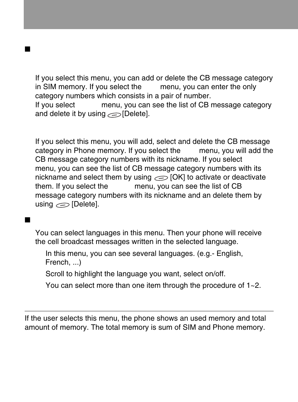 Messages [menu 1 | LG 600 User Manual | Page 48 / 86