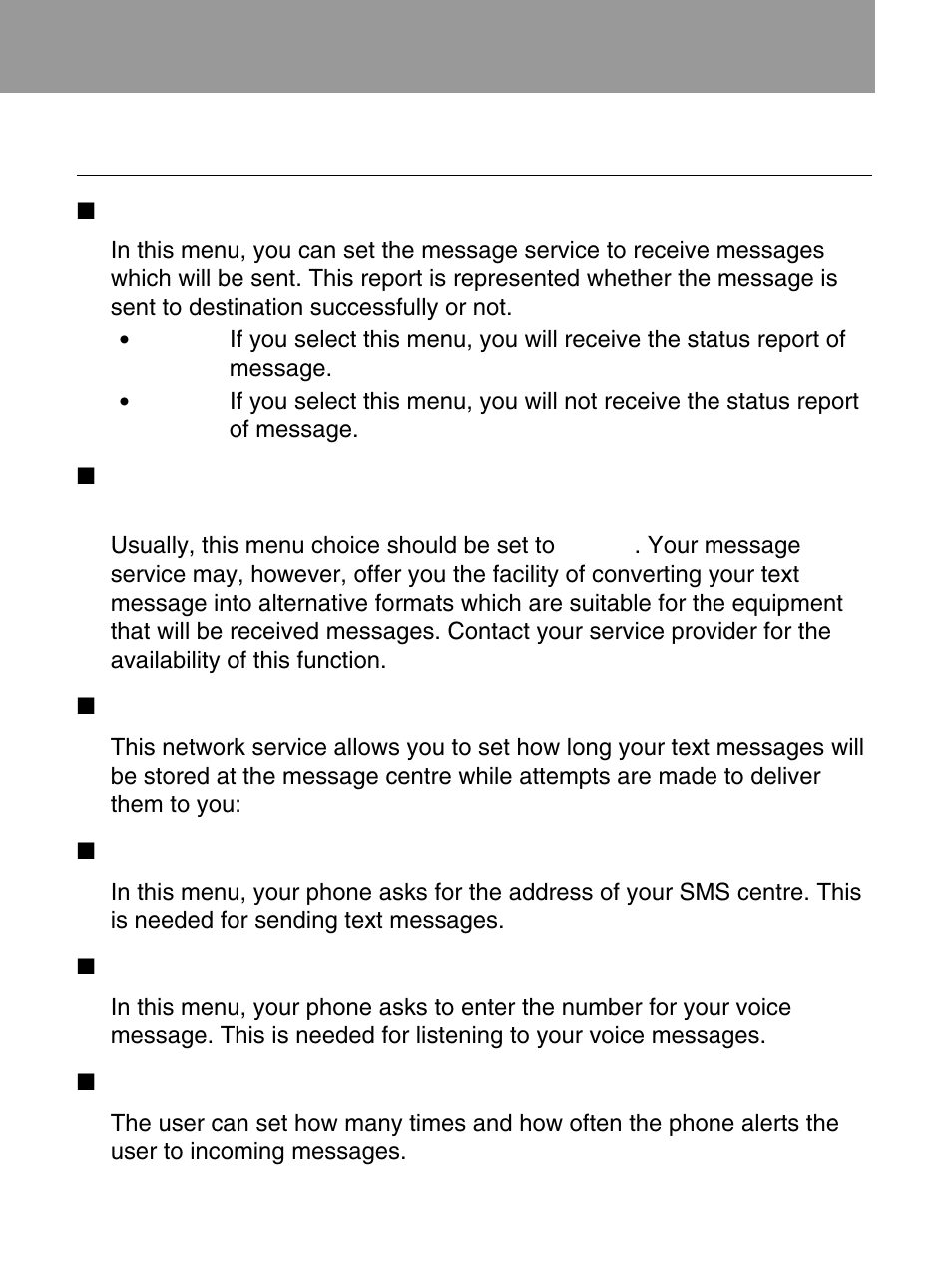 Setting [menu 1-8 | LG 600 User Manual | Page 49 / 86