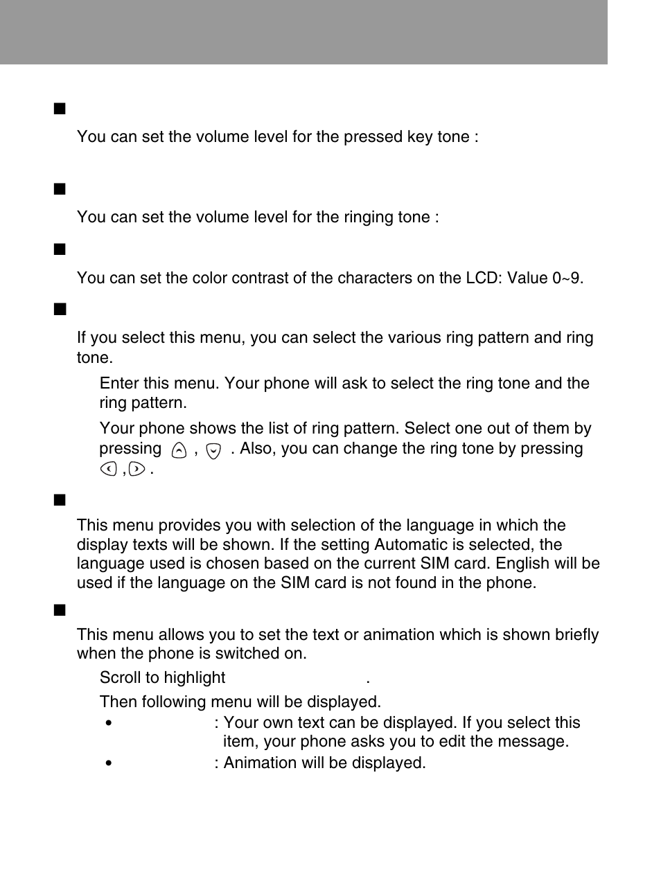 LG 600 User Manual | Page 59 / 86