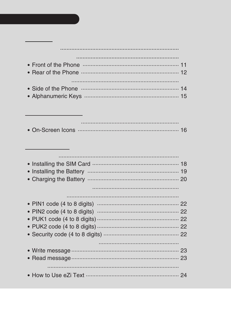 LG 600 User Manual | Page 6 / 86