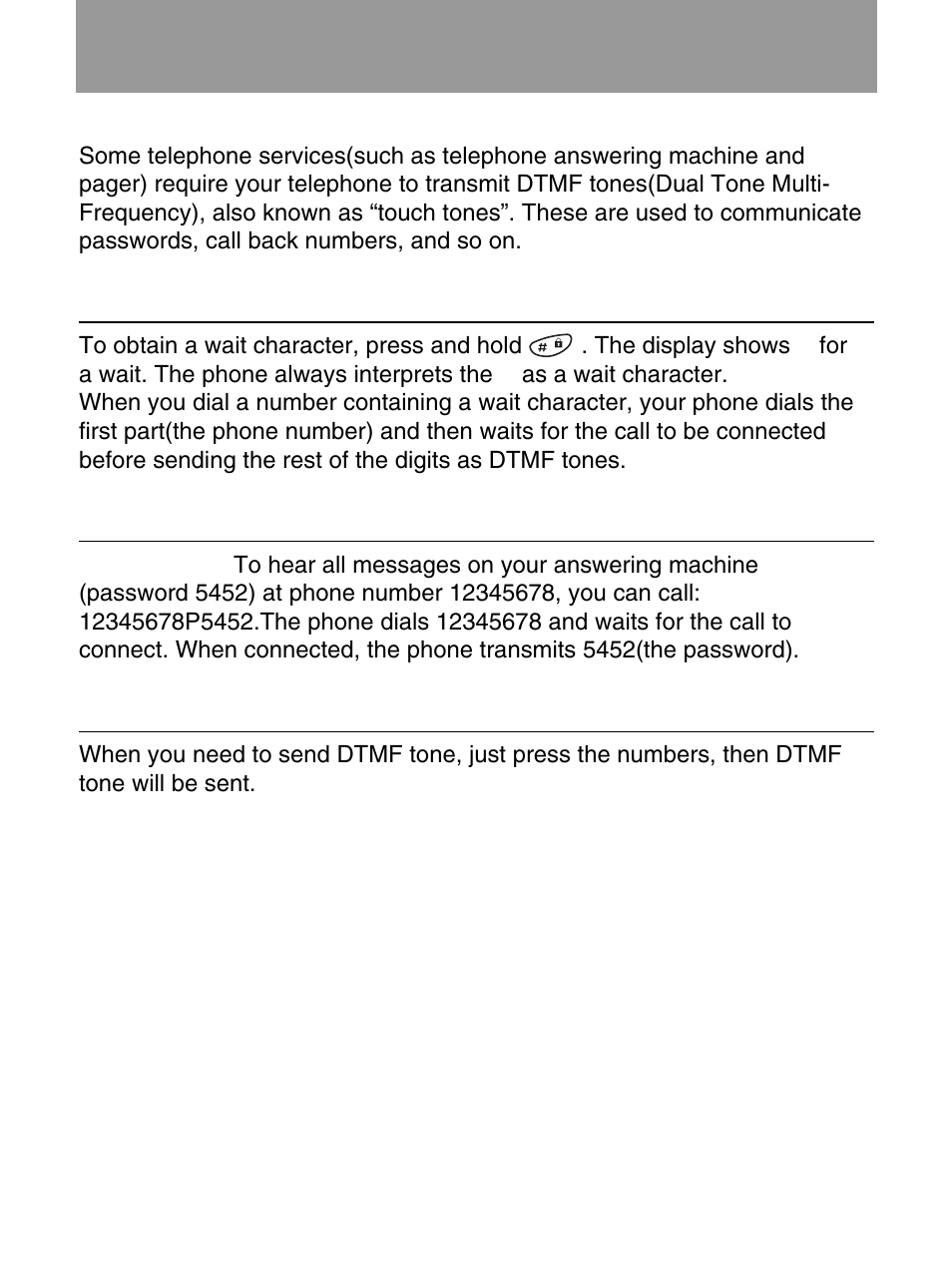 How to send dtmf tones | LG 600 User Manual | Page 74 / 86